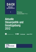 Cover: D.A.CH Steuersymposium - Otto Schmidt Verlag