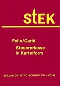 Cover: Steuererlasse in Karteiform (STEK-84) - Otto Schmidt Verlag