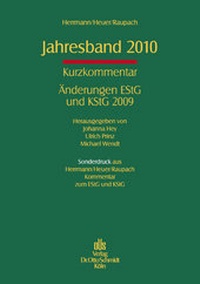 Abbildung von: Jahresband 2010 - Otto Schmidt Verlag