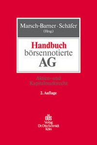 Abbildung von: Handbuch börsennotierte AG - Otto Schmidt Verlag