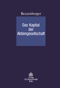 Abbildung von: Das Kapital der Aktiengesellschaft - Otto Schmidt Verlag