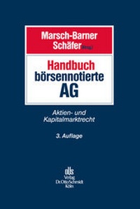 Abbildung von: Handbuch börsennotierte AG - Otto Schmidt Verlag