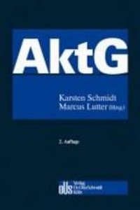 Abbildung von: Aktiengesetz: AktG - Otto Schmidt Verlag