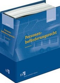 Enlarge image Cover: Personenbeförderungsrecht - Grundwerk ohne Fortsetzungsbezug - Erich Schmidt Verlag