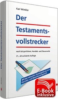 Cover: Der Testamentsvollstrecker inkl. E-Book - Walhalla