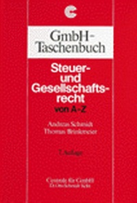 Abbildung von: GmbH-Taschenbuch - Otto Schmidt Verlag