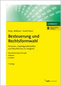 Abbildung von: Besteuerung und Rechtsformwahl - NWB