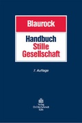 Cover: Handbuch Stille Gesellschaft - Otto Schmidt Verlag