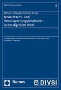 Cover: Neue Macht- und Verantwortungsstrukturen in der digitalen Welt - Nomos