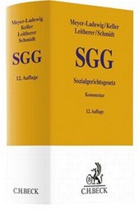 Abbildung von: Sozialgerichtsgesetz: SGG - C.H.BECK