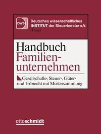 Abbildung von: Handbuch Familienunternehmen - Otto Schmidt Verlag
