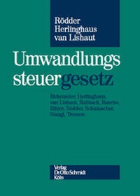 Abbildung von: Umwandlungssteuergesetz: UmwStG - Otto Schmidt Verlag