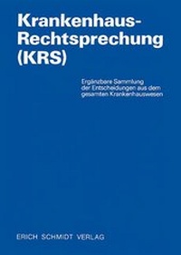Abbildung von: Krankenhaus-Rechtsprechung I (KRS I) - Erich Schmidt Verlag