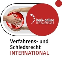 Abbildung von: beck-online. Verfahrens- und Schiedsrecht International - C.H. Beck