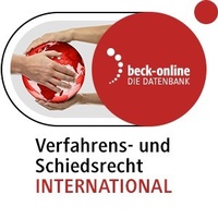 Abbildung von: beck-online. Verfahrens- und Schiedsrecht International - C.H.BECK
