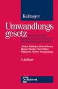 Cover: Umwandlungsgesetz - Otto Schmidt Verlag
