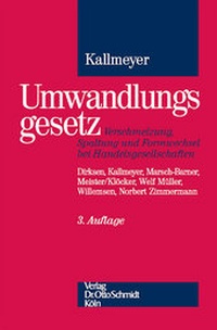 Abbildung von: Umwandlungsgesetz - Otto Schmidt Verlag