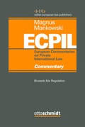 Cover: European Commentaries on Private International Law - Otto Schmidt Verlag