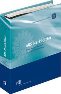 Abbildung von: AQS-Merkblätter für die Wasser-, Abwasser- und Schlammuntersuchung - Erich Schmidt Verlag