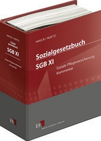 Abbildung von: Sozialgesetzbuch (SGB) XI: Soziale Pflegeversicherung - Grundwerk mit Fortsetzungsbezug - Erich Schmidt Verlag