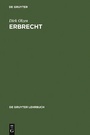 Cover: Erbrecht - De Gruyter