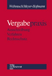 Enlarge image Cover: Vergabepraxis - Otto Schmidt Verlag