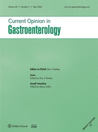 Abbildung von: Current Opinion in Gastroenterology - Lippincott