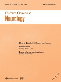 Abbildung von: Current Opinion in Neurology - Lippincott