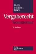 Cover: Vergaberecht - Otto Schmidt Verlag
