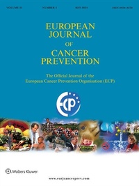 Abbildung von: European Journal of Cancer Prevention - Lippincott