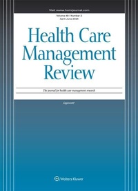 Abbildung von: Health Care Management Review - Lippincott