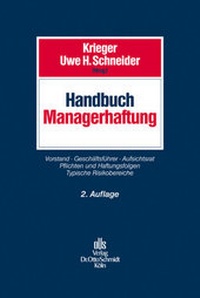 Abbildung von: Handbuch Managerhaftung - Otto Schmidt Verlag