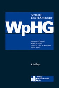 Abbildung von: Wertpapierhandelsgesetz - Otto Schmidt Verlag