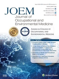 Abbildung von: Journal of Occupational and Environmental Medicine - Lippincott