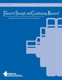 Abbildung von: Journal of Strength and Conditioning Research - Lippincott