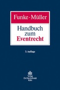 Cover: Handbuch zum Eventrecht - Otto Schmidt Verlag