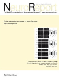 Abbildung von: Neuroreport - Lippincott