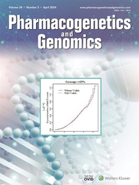 Abbildung von: Pharmacogenetics & Genomics - Lippincott