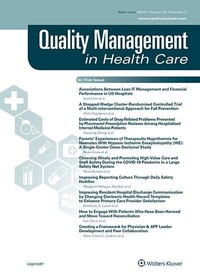 Abbildung von: Quality Management in Health Care - Lippincott