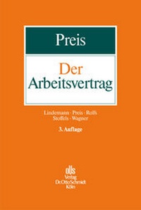 Abbildung von: Der Arbeitsvertrag - Otto Schmidt Verlag