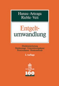 Abbildung von: Entgeltumwandlung - Otto Schmidt Verlag