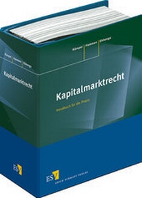 Abbildung von: Kapitalmarktrecht - Grundwerk mit Fortsetzungsbezug - Erich Schmidt Verlag