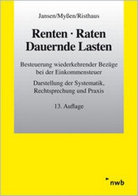 Abbildung von: Renten, Raten, Dauernde Lasten - NWB