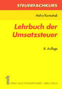 Bild vergrößern Bild: Lehrbuch der Umsatzsteuer - NWB