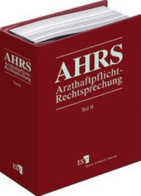Enlarge image Cover: Arzthaftpflicht-Rechtsprechung II - Erich Schmidt Verlag