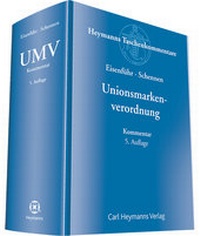 Abbildung von: Unionsmarkenverordnung - Carl Heymanns Verlag