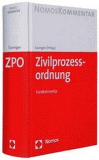 Bild vergrößern Bild: Zivilprozessordnung - Nomos