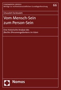 Abbildung von: Vom Mensch-Sein zum Person-Sein - Nomos