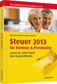 Enlarge image Cover: Steuer 2013 für Rentner und Pensionäre - Haufe-Lexware