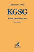 Cover: Kulturgutschutzgesetz: KGSG - C.H.BECK
